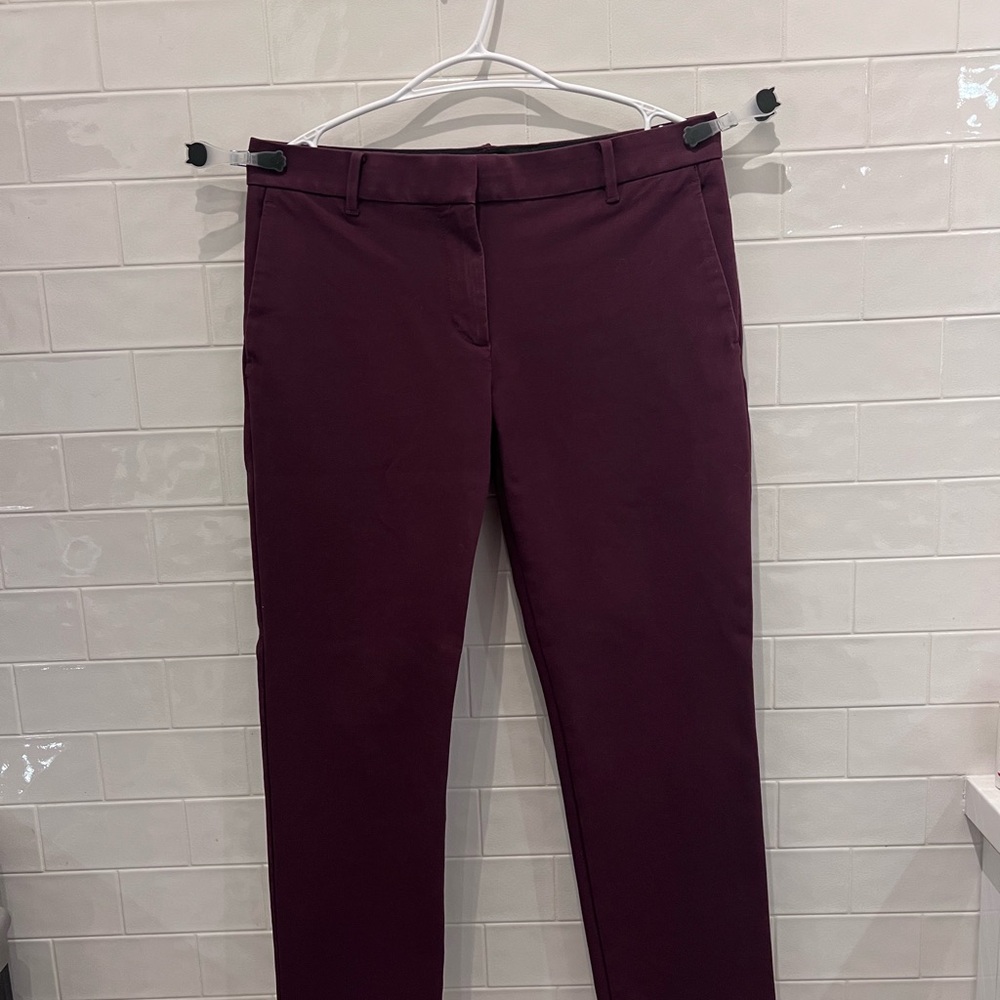 Ann Taylor Burgundy Dress Pants